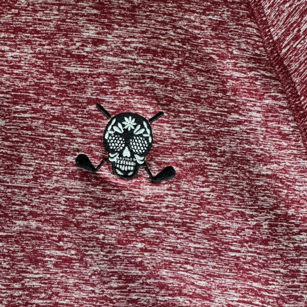 Red Quarter-Zip Pullover - image 2